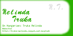 melinda truka business card